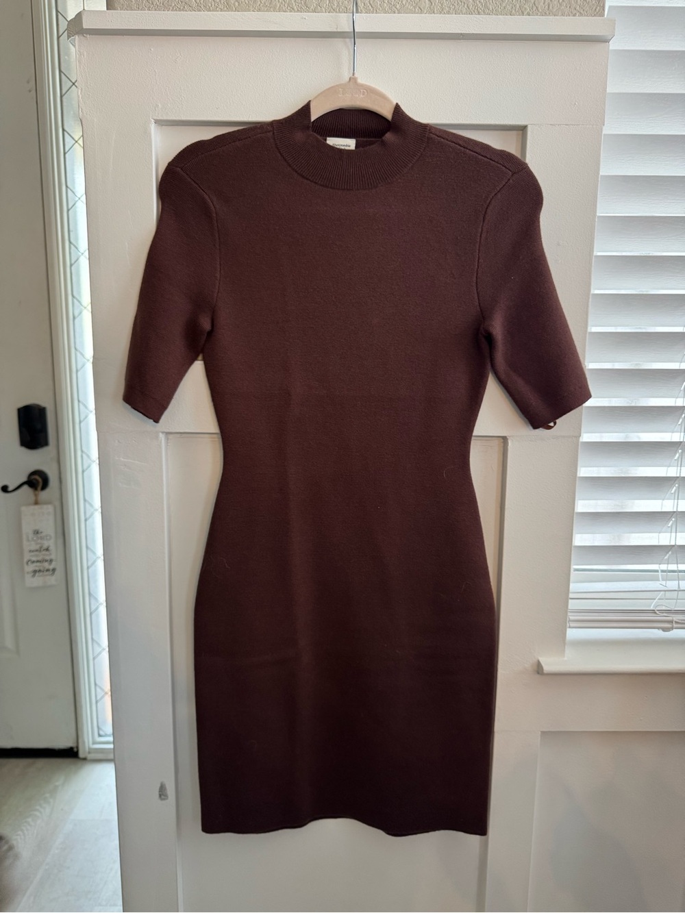 Abercrombie Brown Mockneck Sweater Mini Dress - Size XST